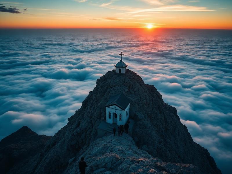 Pelerinaj la Sfântul Munte Athos — urcare pe Vârful Athos