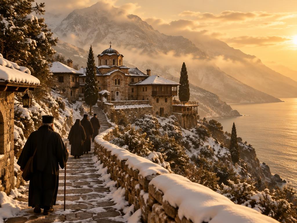 Pelerinaj la Sfântul Munte Athos
